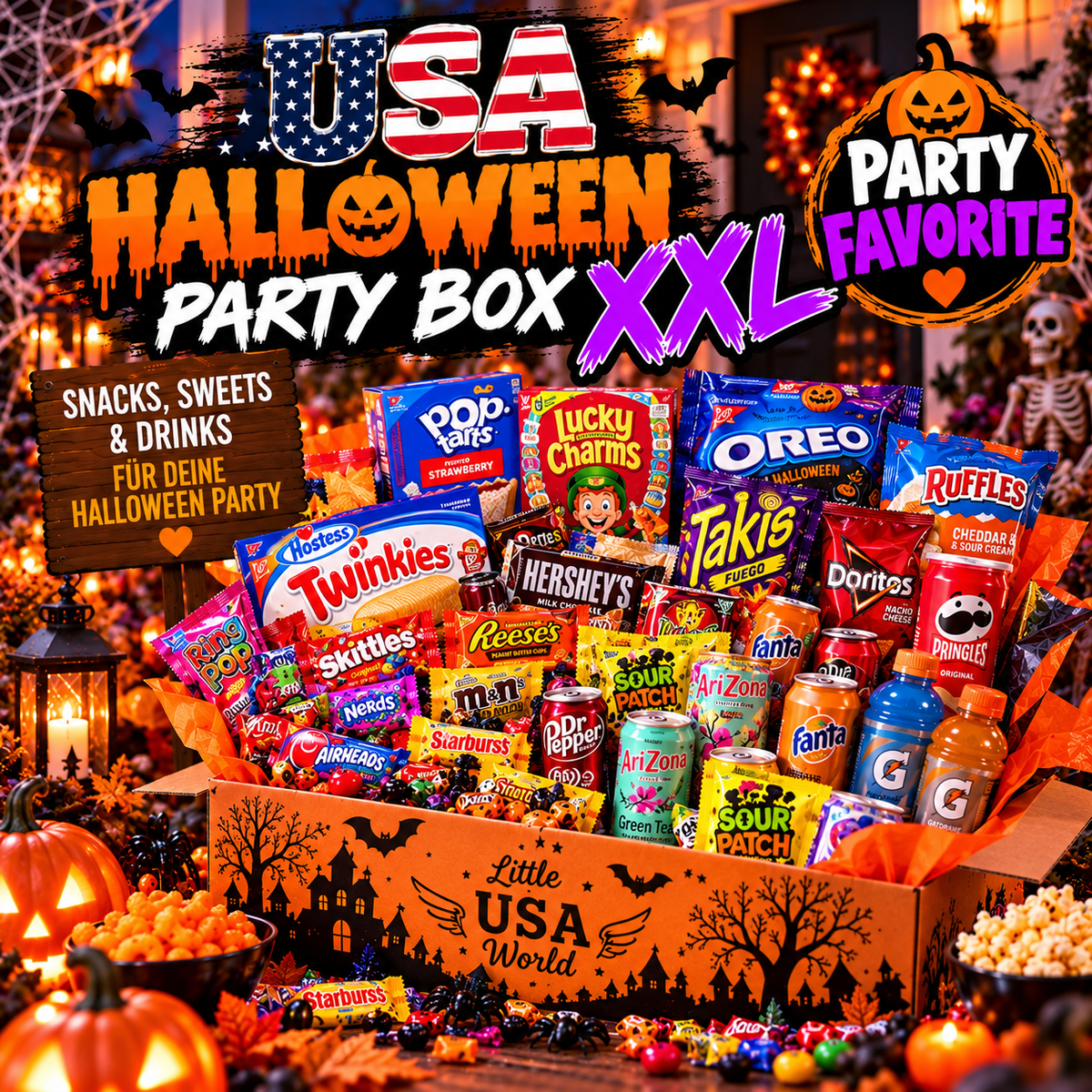 USA Halloween Party Box XXL