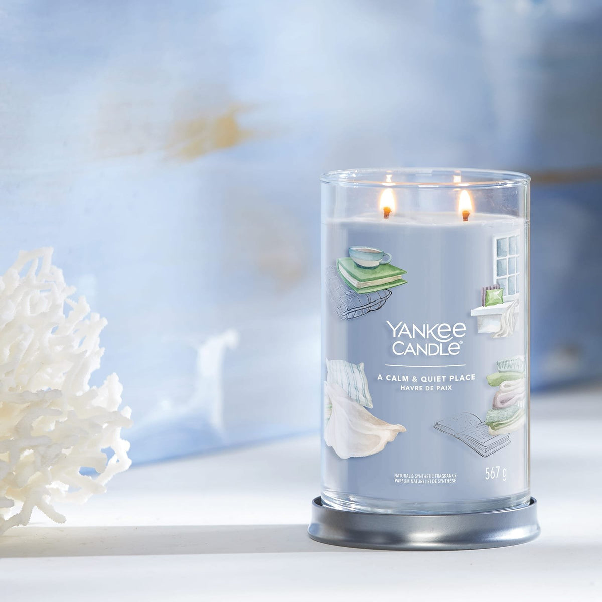 Yankee Candle – A Calm & Quiet Place – Signature Large Tumbler Candle 567 g