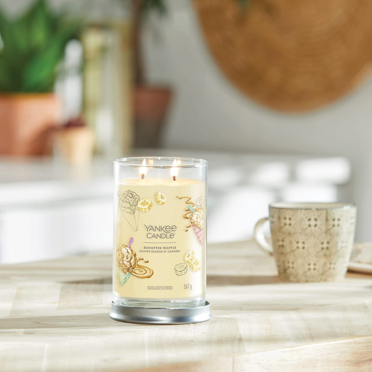 Yankee Candle – Banoffee Waffle Signature Large Tumbler 567 g – Duftkerze