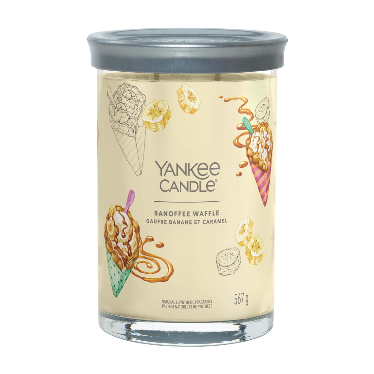 Yankee Candle – Banoffee Waffle Signature Large Tumbler 567 g – Duftkerze
