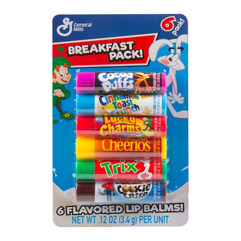 Breakfast Pack 6er Set Flavored Lip Balms – Frühstücks-Aromen Lippenpflege
