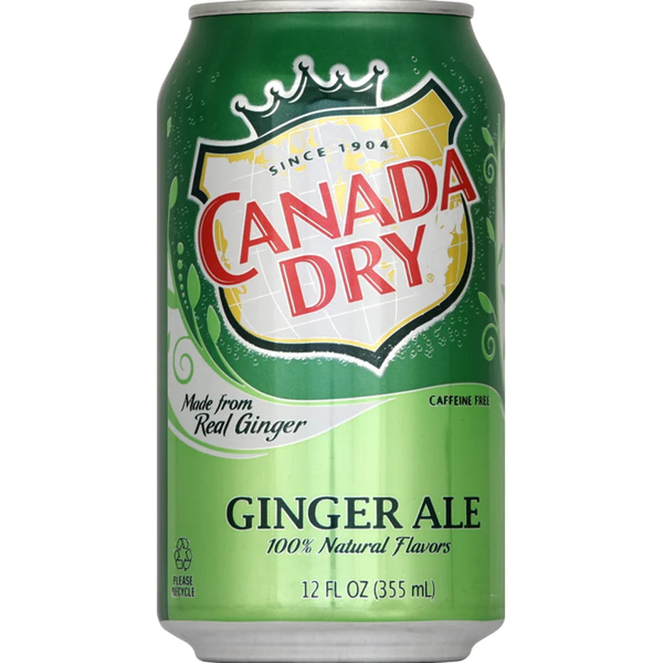12xCanada Dry Ginger Ale 355 ml – USA