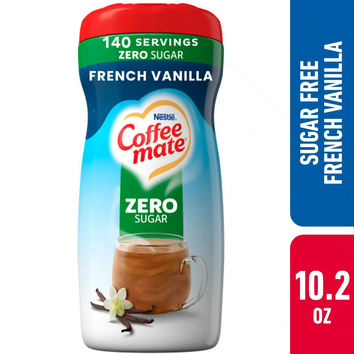 Coffee-Mate Coffee Creamer Sugar Free French Vanilla 6 × 289g