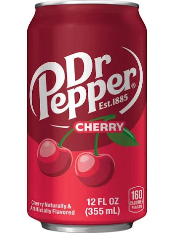 Dr Pepper Cherry Soda 355ml USA