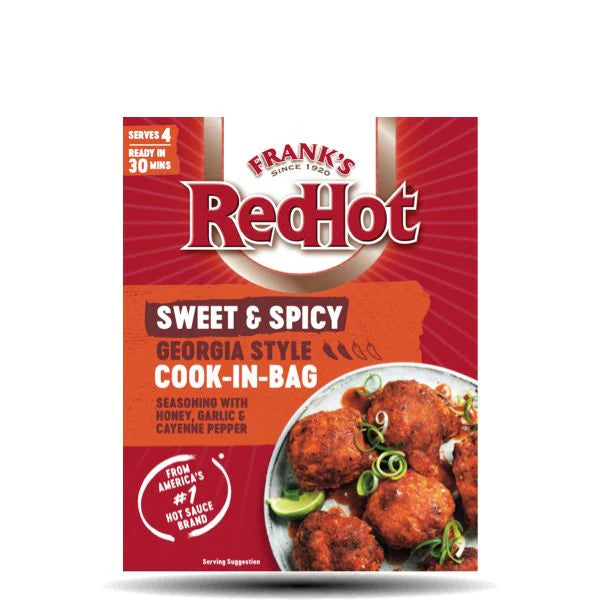 Frank's RedHot Sweet & Spicy cook in bag 25g