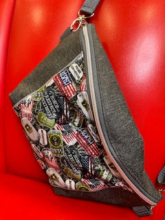 CrossBody Bag "Dog Tag Chain" Handmade in Hessen, stark limitiert
