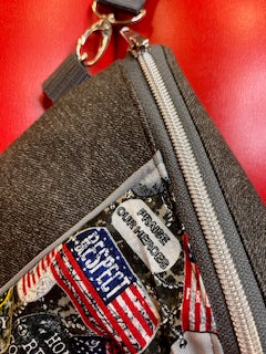 CrossBody Bag "Dog Tag Chain" Handmade in Hessen, stark limitiert