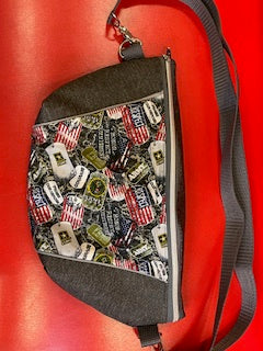 CrossBody Bag "Dog Tag Chain" Handmade in Hessen, stark limitiert