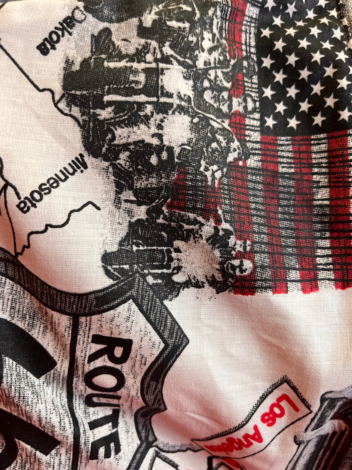 CrossBody Bag "Route 66" Handmade in Hessen, stark limitiert