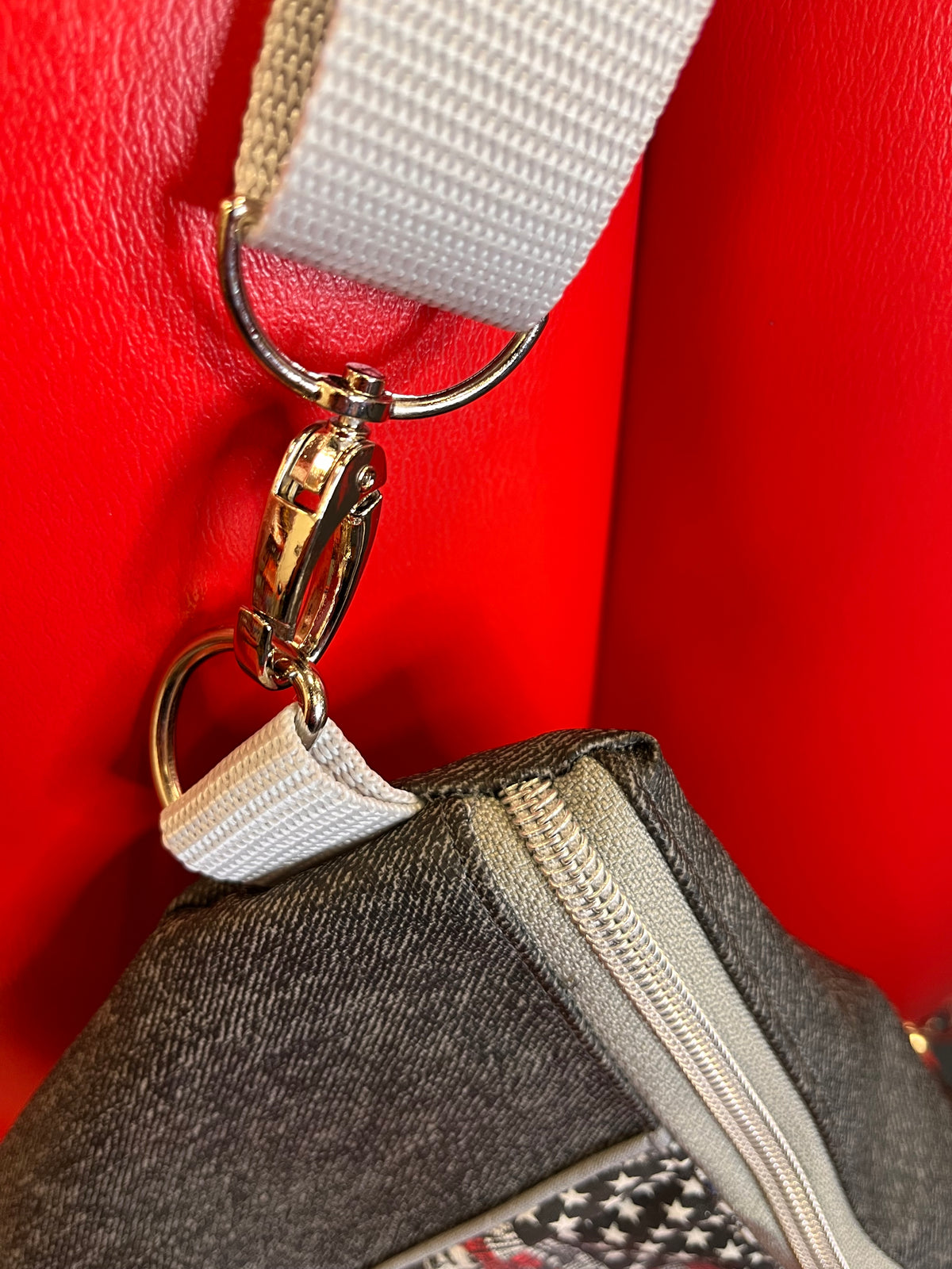 CrossBody Bag "Route 66" Handmade in Hessen, stark limitiert