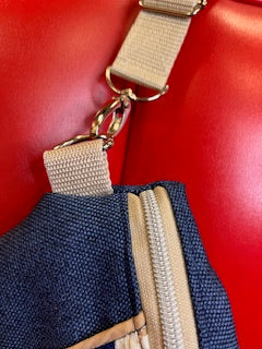 CrossBody Bag "Stars & Stripes" Handmade in Hessen, stark limitiert