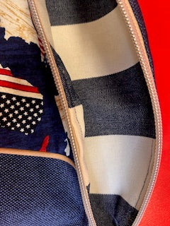 CrossBody Bag "Stars & Stripes" Handmade in Hessen, stark limitiert