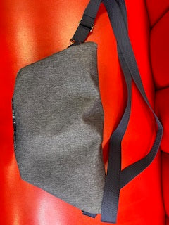 CrossBody Bag braun/blau "New York City " Handmade in Hessen, stark limitiert