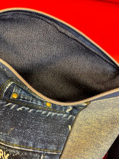 CrossBody Bag hellblau "New York City " Handmade in Hessen, stark limitiert