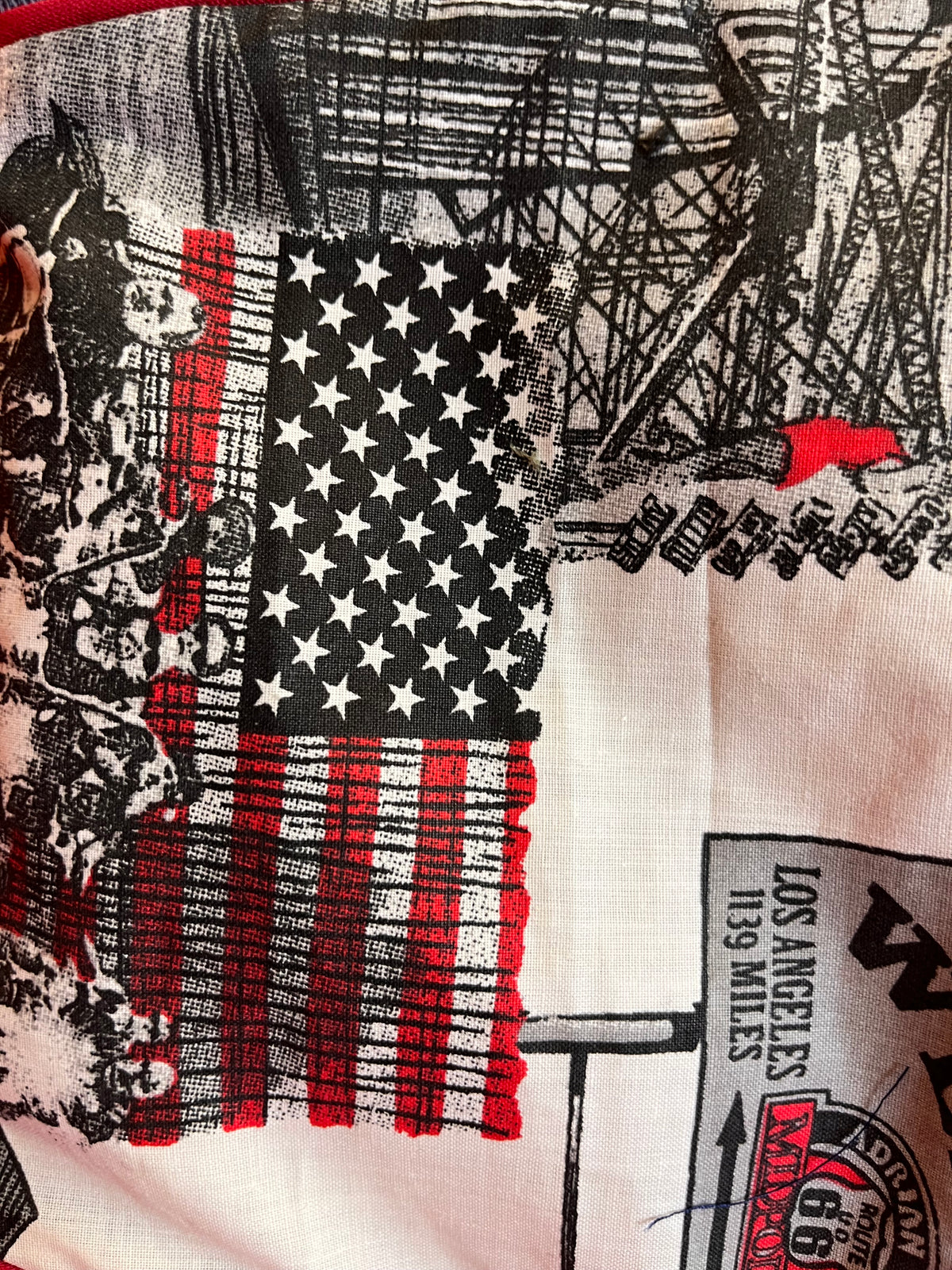 CrossBody Bag "Welcome USA" Handmade in Hessen, stark limitiert