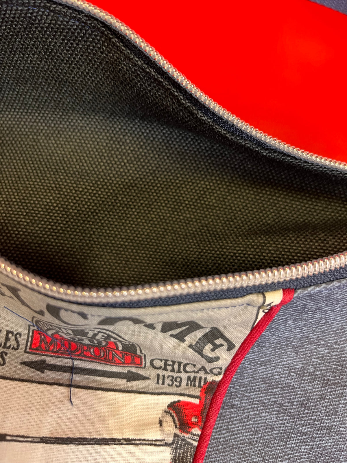 CrossBody Bag "Welcome USA" Handmade in Hessen, stark limitiert
