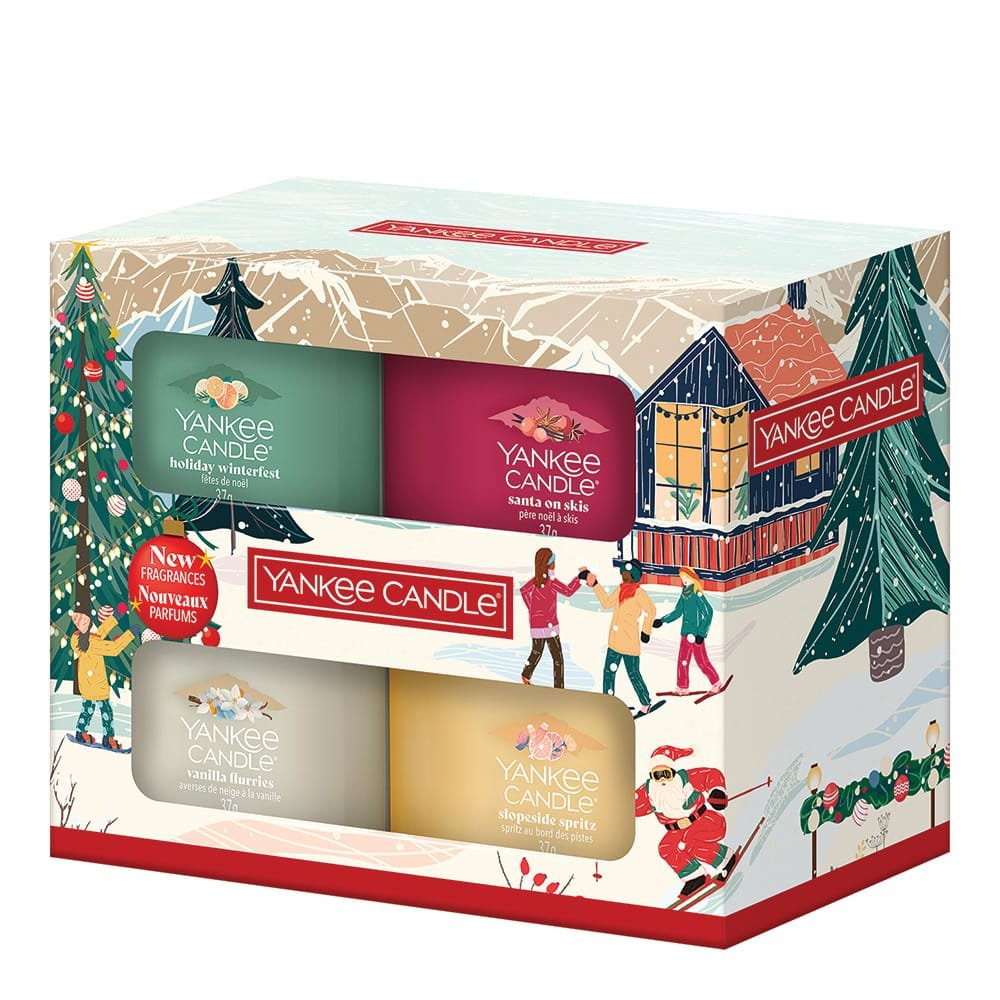 4 Mini Filled Votive Gift Set – Apres Ski Collection