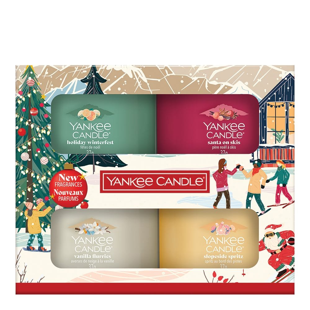 4 Mini Filled Votive Gift Set – Apres Ski Collection