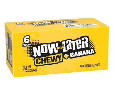 Now & Later Chewy Banana – Weiche Bananen-Kaubonbons 26 g