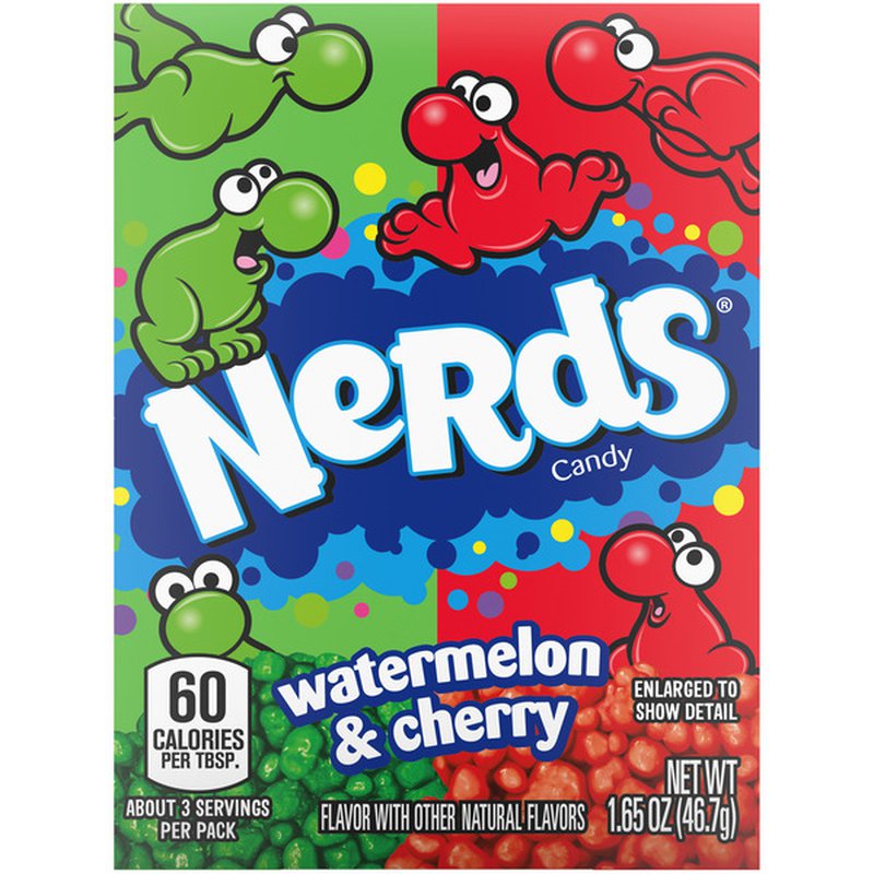 36 x Nerds Watermelon and Wild Cherry 47g