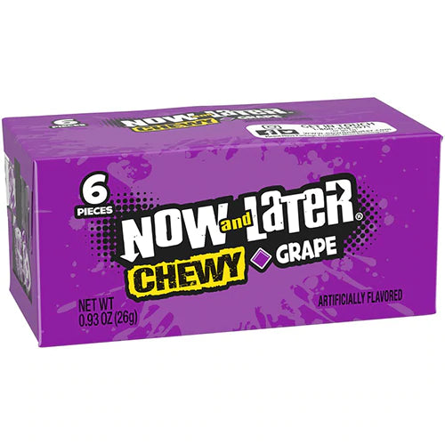 Now & Later 6PC Grape 26g