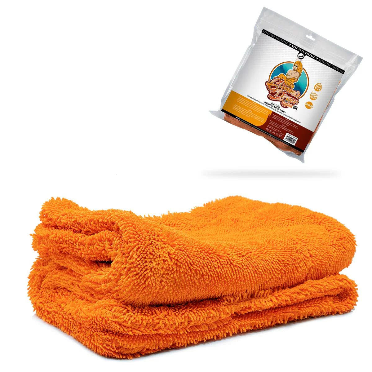Nuke Guys - Gamma Dryer S - Mikrofaser Trockentuch - 1400 GSM - orange 40 x 40 cm