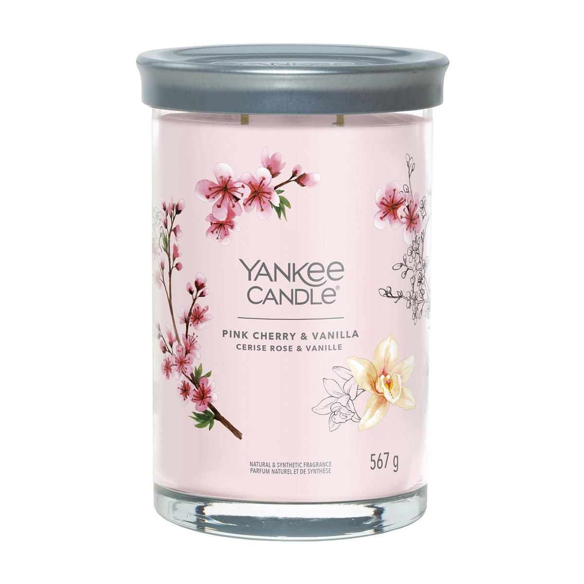 Yankee Candle Pink Cherry & Vanilla Large Tumbler 567g