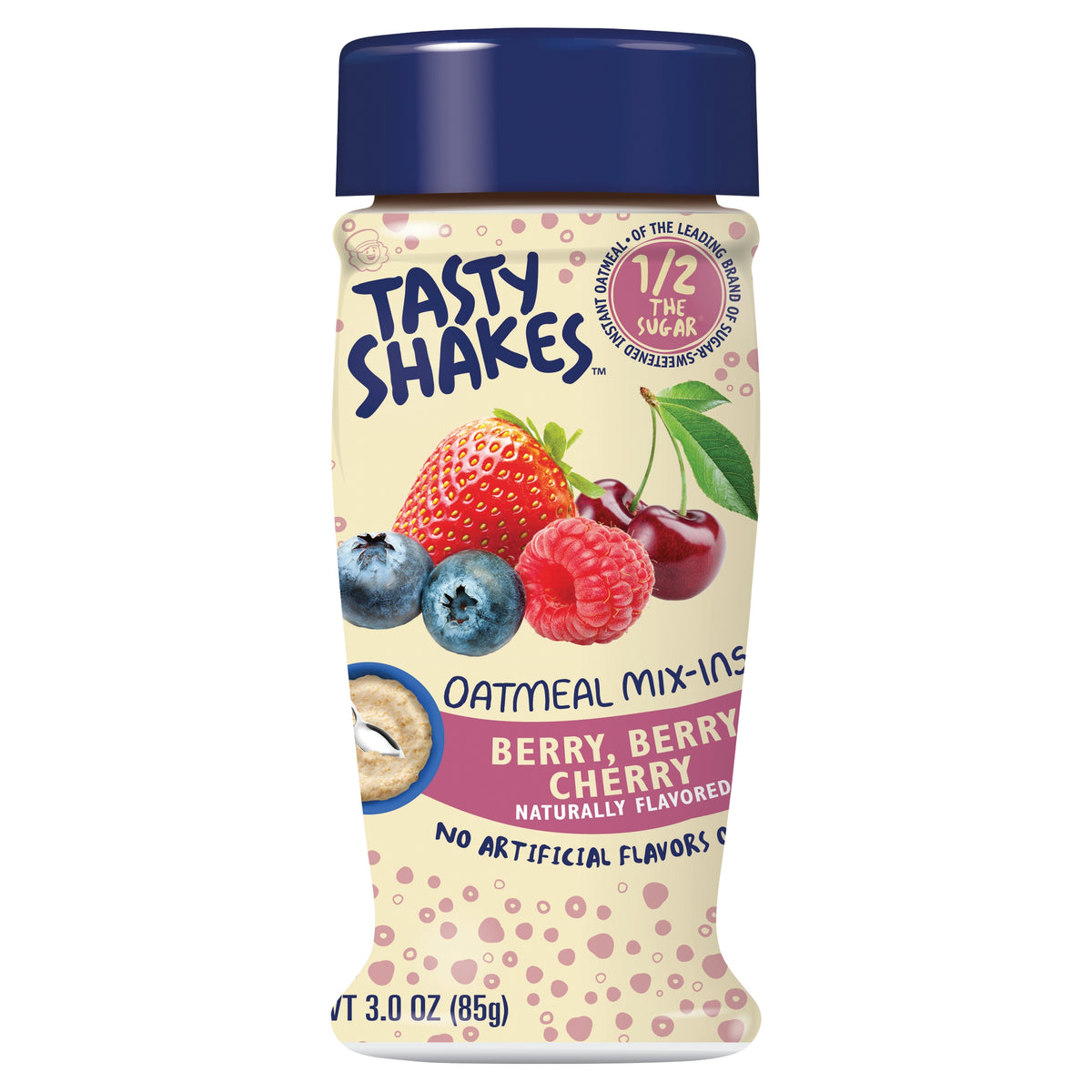 Tasty Shakes Oatmeal Mix Ins - Berry, Berry Cherry