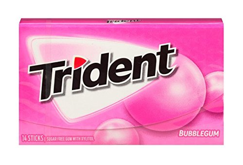Trident Sugar Free Bubble Gum