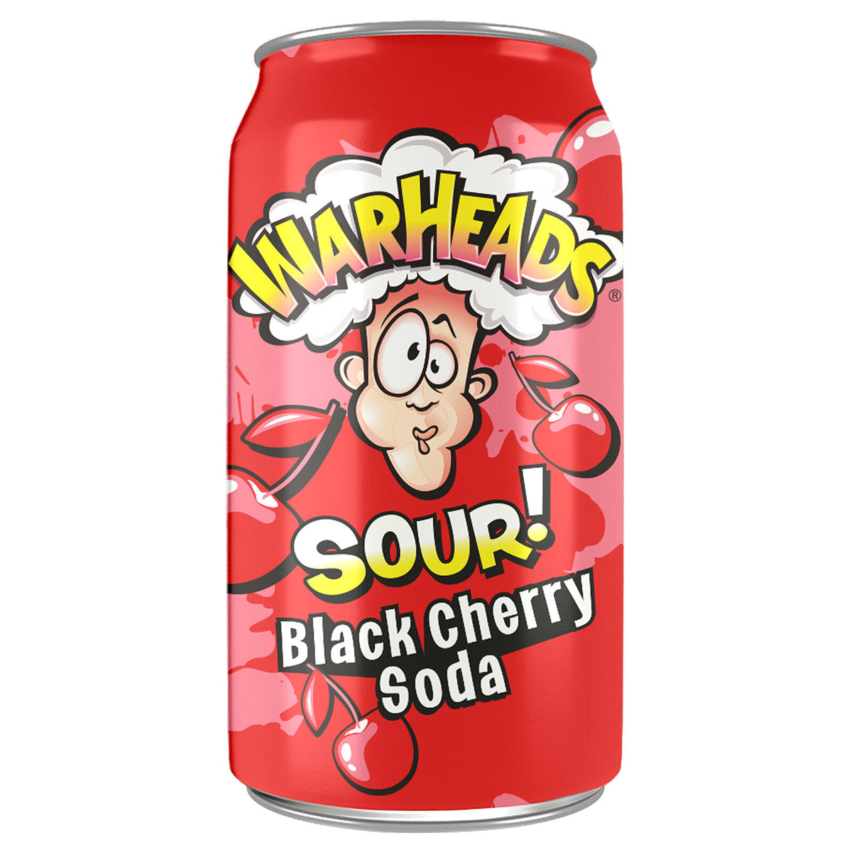Warheads Sour Black Cherry Soda 12x 330 ml