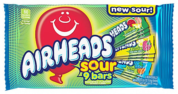 Airheads Bars Sour 15 x 140g