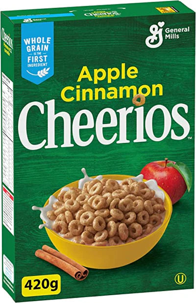 Cheerios Apple Cinnamon Cereal 8x420g