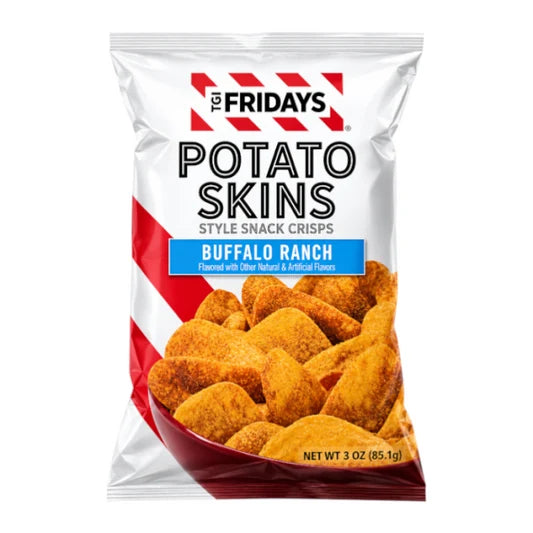 TGI Fridays Potato Skins Buffalo Ranch – Würzige Kartoffelsnacks 85 g