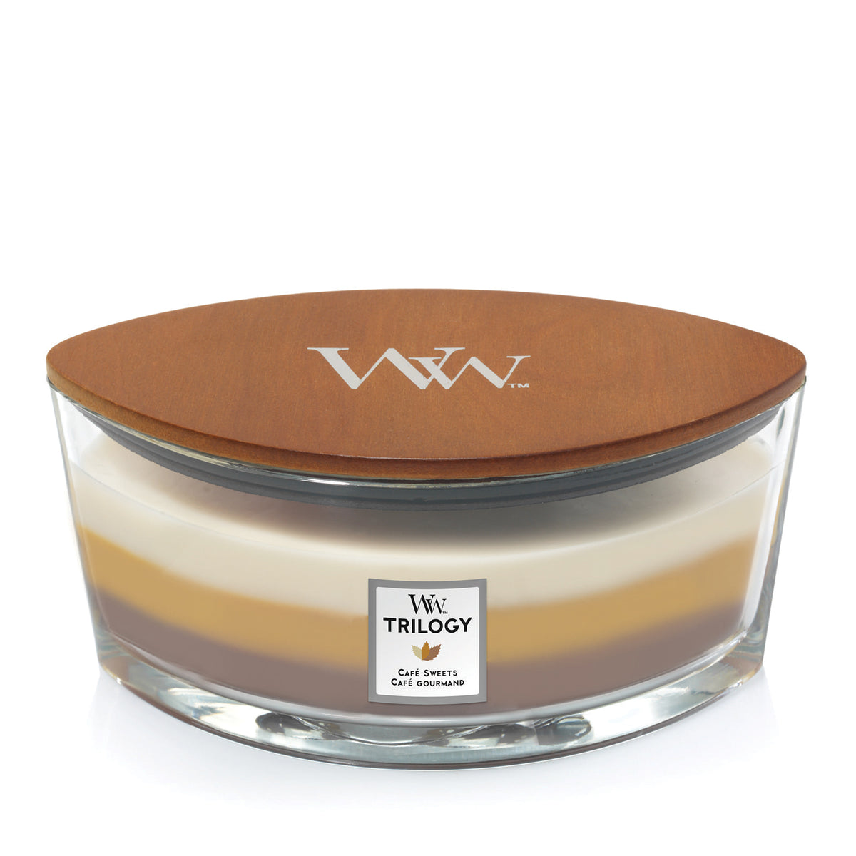 Woodwick Cafe Sweets Trilogie Ellipse Sanduhr 453.6g