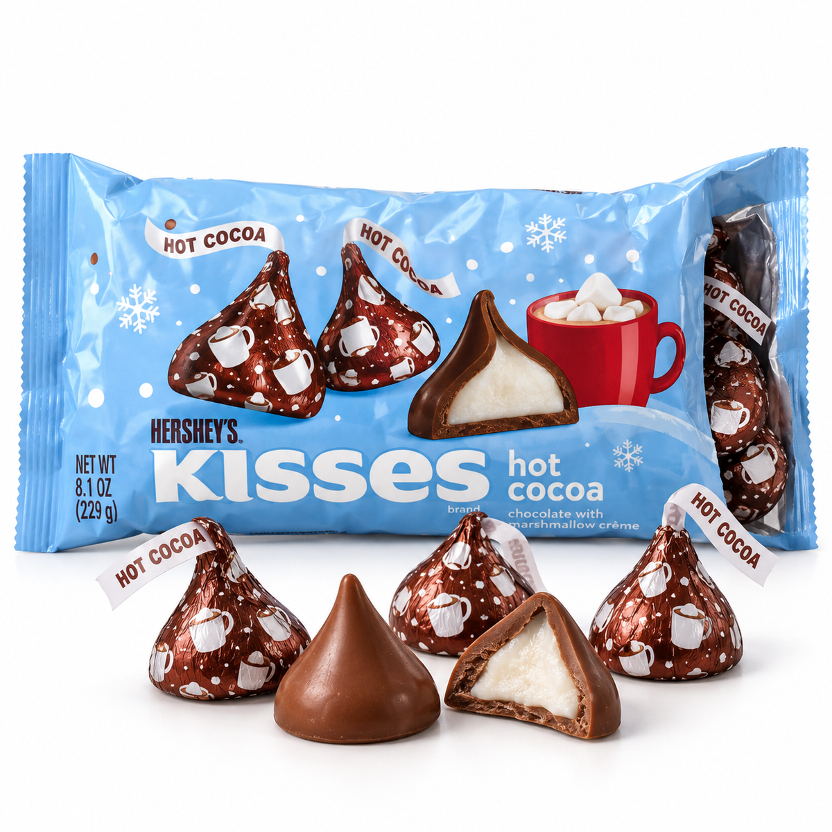 Hershey’s Kisses Hot Cocoa – Schokolade mit Marshmallow-Creme 229 g