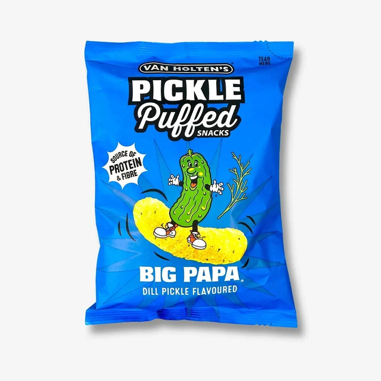 Van Holten's Pickle Puffed Snacks Big Papa Dill 90g
