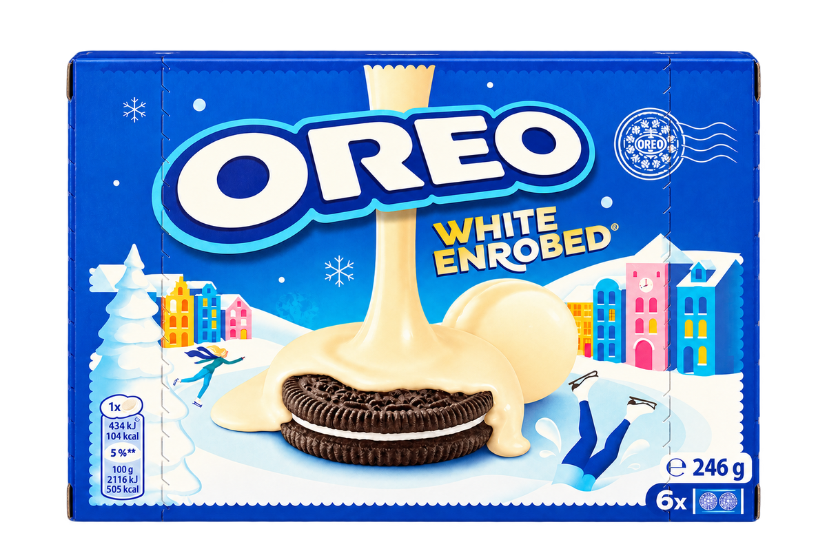 Oreo White Enrobed 246 g – Winter Edition