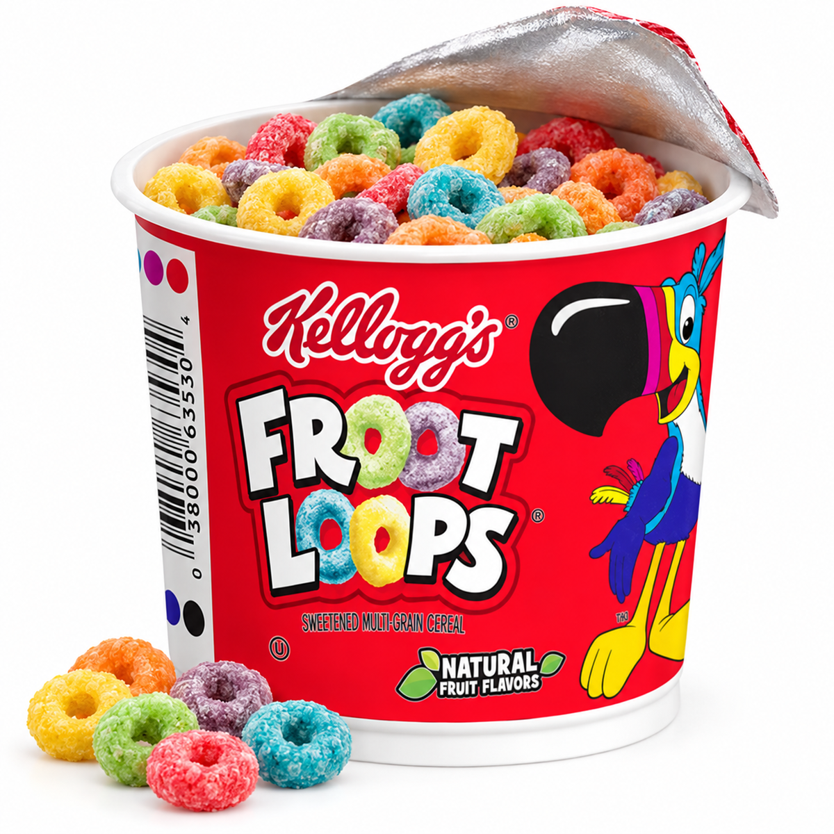Kellogg’s Froot Loops Cup – Bunte Frühstückscerealien im Becher 43 g