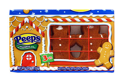 Peeps Gingerbread Men – Marshmallows mit Lebkuchengeschmack, 3 Stück 33 g