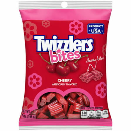 Twizzlers Cherry Classic Bites 198g