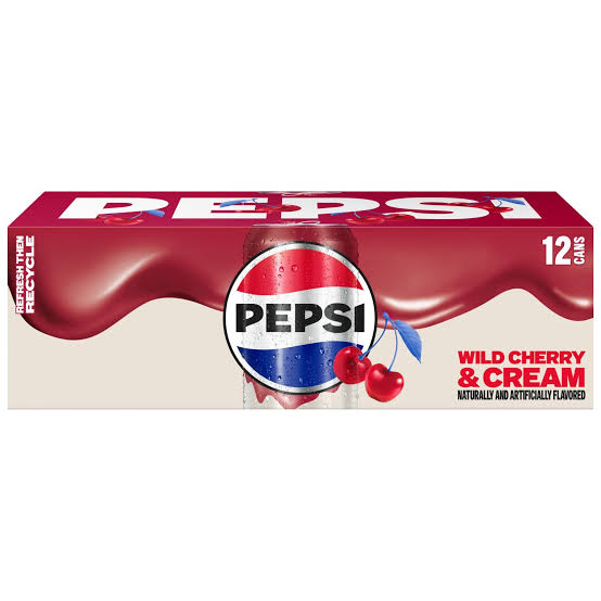 12x Pepsi Wild Cherry / Cream 355ml