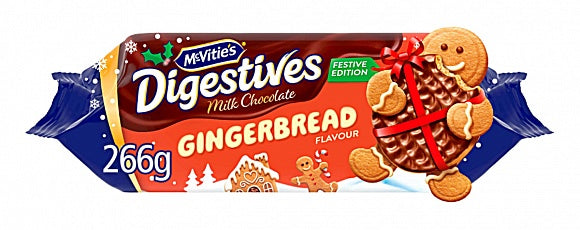 McVitie's Gingerbread Chocolate Digestives 266g