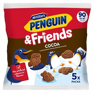 Mcvities Penguin & Friends Cocoa 5 Pack 100g