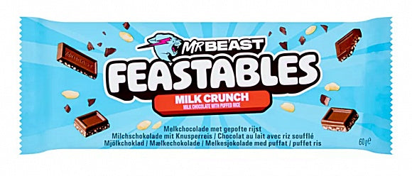 MrBeast Feastables Milch Crunch 10 x 60g