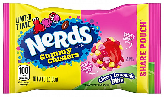 Nerds Gummy Clusters Cherry Lemonade Blitz 85g – Knusprig, Fruchtig & Limitiert