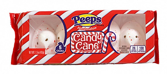 Peeps Candy Cane – Pfefferminz-Marshmallows, 5 Stück 43 g