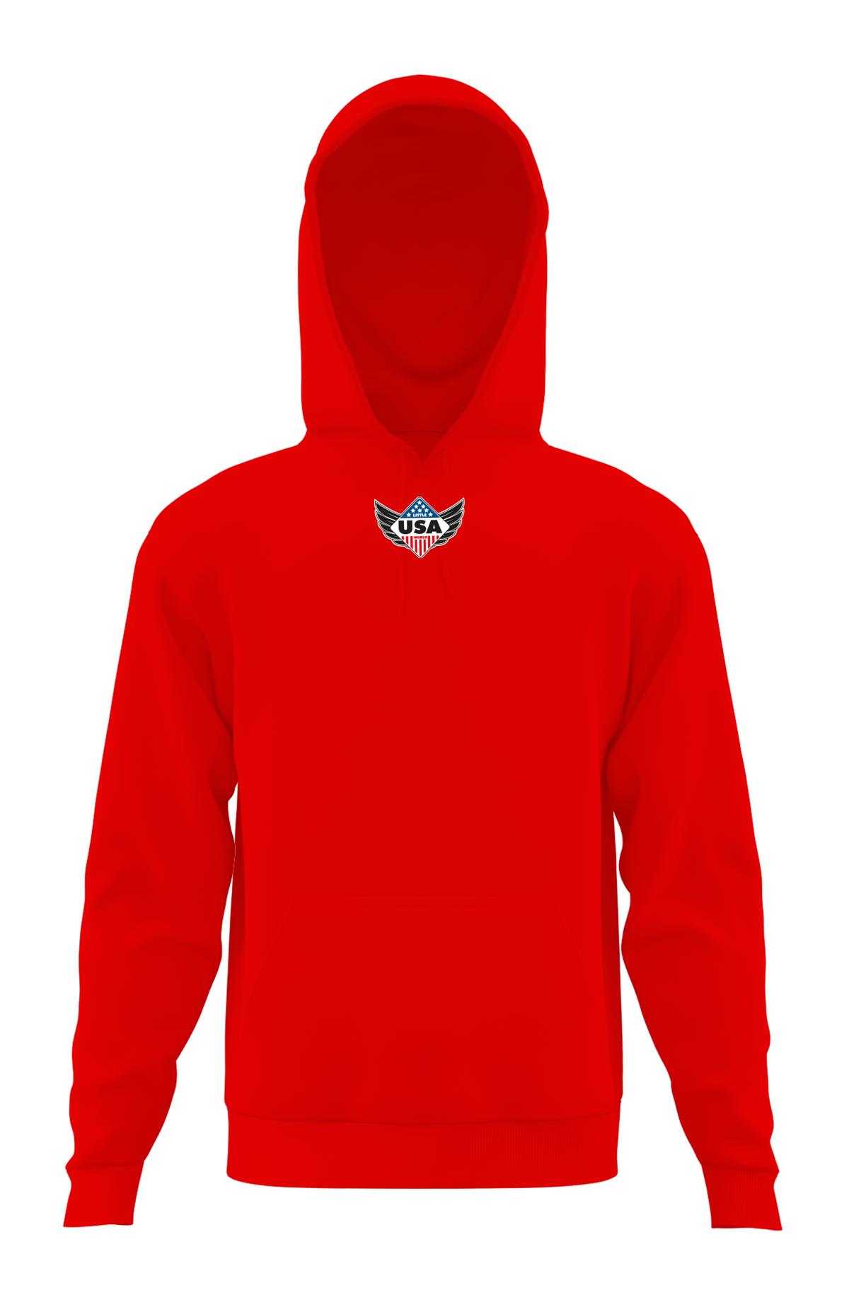 Hoodie "Little USA World" Red