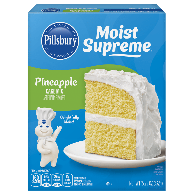 Pillsbury Moist Supreme Pineapple Cake Mix 432g