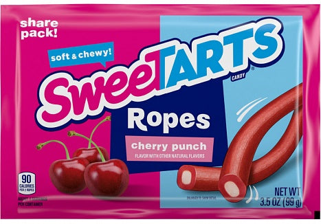 SweeTARTS Ropes Cherry Punch 12 x 99 g