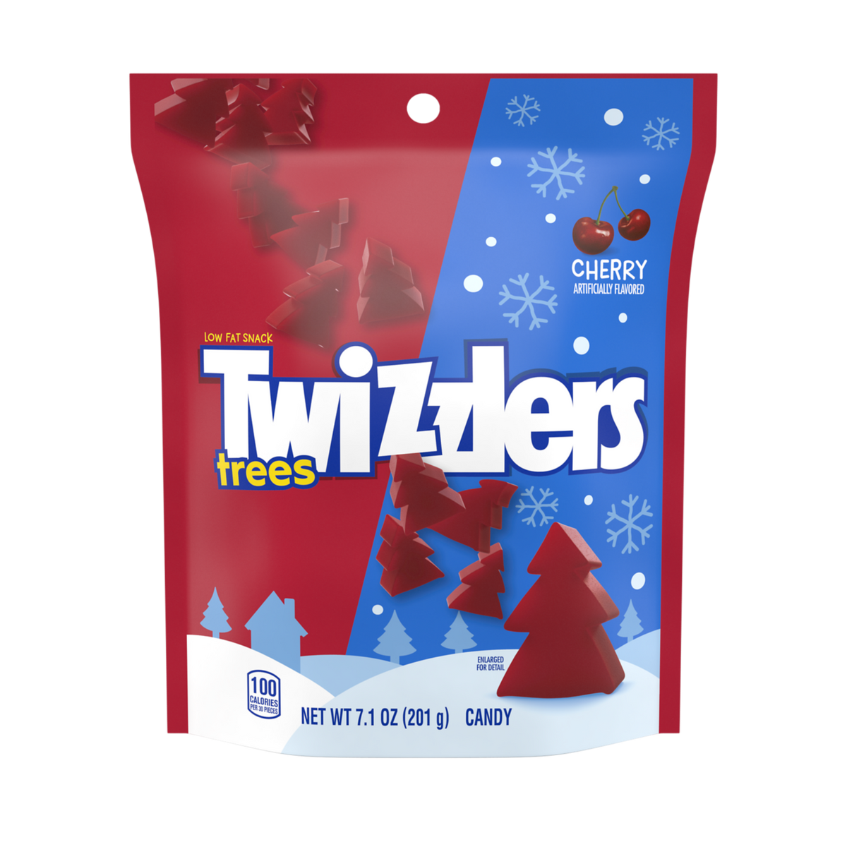 Twizzlers Trees Cherry – Süße Kirsch-Weihnachtsbäume 201 g